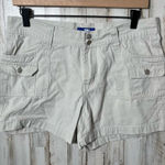 American Vintage Vintage Y2K‎ Outback Rider Khaki Cream Cargo Mini Shorts Womens Size 9 Photo 0