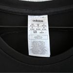 Adidas Black Sweatshirt T-Shirt Dress Graphic Athleisure Casual US Medium Photo 1