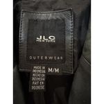 Y2K JLC New York Outerwear Button Up Leather Jacket Black Size M Photo 2