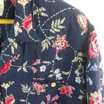 Tendency 3X Dark Navy Rose Top Plus Pink Photo 2