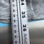 Vince  Womens Linen Henley Shirt Dress Gray Roll Tab Sleeve Drawstring Size‎ Med Photo 9