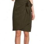 Alex Marie  Wrap Dress ShortSleeve Festive Hunter Green V-Neck Classy Work Chic Photo 0