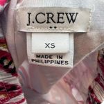 J.Crew  tropical leaf Floral One Shoulder Dress Ruffle Sleeveless J0954 hawaii XS Photo 5