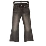 Liverpool  Hannah Crop Flare Jeans Washed Black, Sz 0/25 Photo 1