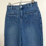 Reiss  Isabel Regular Wide Leg Jeans in Light Blue 30 Photo 4