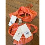 Baobab Taki One Shoulder High Waist Bikini Set Coral Orange Womens Size XS Photo 8