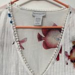 Soft Surroundings  Seychelles Tropical Coral Reef Fish Beach Cover Up Size PS EUC Photo 7