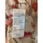 Free People Keeping Up with Kara Ivory Floral Long Sleeve Tunic Dress Blouse Top Photo 8