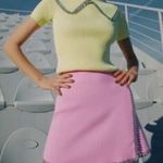 ZARA NWT  embellished pink mini skirt, size S Photo 3