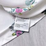 Charter Club  Tie Neck Floral Top S Photo 3