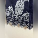 Farm Rio  x Anthropologie Jackie Embroidered Linen Blend Romper Size XS Photo 5