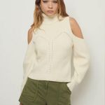 DEREK LAM 10 CROSBY ANITA COLD SHOULDER TURTLENECK Size undefined Photo 1
