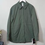 Lululemon Lightweight Insulated Shirt Jacket Grey Eucalyptus Size Large NWT Photo 2