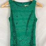 Eliza J  Lace Sleeveless Dress Green Size 0P Photo 2