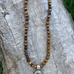 Carolyn Pollack Relios Sterling Silver Tiger’s Eye Pendant Beaded Necklace 23” Photo 9