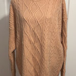 Aelfric Eden  Cable Knit Sweater in Warm Tan Photo 0