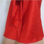 Victoria's Secret NWOT Victoria’s Secret Red Satin Bow-Back Tank Shirt Sleep Top Sz M Photo 6