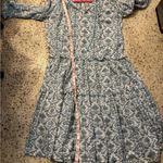 Tuckernuck beach, dusty, blue medallion long sleeve ruffle dress extra large Size XL Photo 9