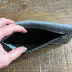 Lavemi RFID Blocking Ultra Slim Real Leather Credit Card Holder Clutch Wallet Blue Photo 4