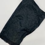 Vintage Sears Tummy Control Top Shorts Black Floral Retro Elastic Waistband Size M Photo 6