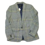J.Crew NWT Parke Blazer in Black Yellow White Glen Plaid Wool Jacket 6 $248 Photo 1