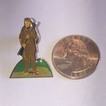 Independent Order of Odd Fellows Daughters of Rebekah Green Enamel Pin Gold Photo 2