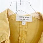 Cloth & Stone  Yellow Button Down Shirt Photo 2