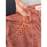 Anthropologie  Orange Rust Carpenter Pant 26 striped pattern Photo 10