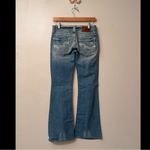 Big star 1196 Buckle  Sweet Flare Jeans 26 (27x30.5) Ultra Low Rise Light Wash Photo 4