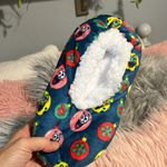 The Comfy Christmas Sponge Bob Square Pants Slippers Ornaments Fleece Lined One Size Photo 1