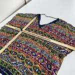 Nanette Lepore Caftan Womens Large Multicolor Boho Print Swim Coverup Photo 8