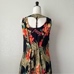 Croft & Barrow Hawaiian Front Button Down Midi Dress Photo 6