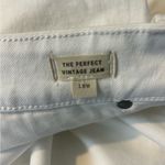 Madewell NWT  The Perfect Vintage White Denim Jeans Size 18W Photo 13