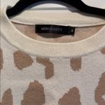Merokeety Cream cheetah print sweater Photo 1