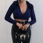 ZARA NWT FAUX FUR LAPEL COLLAR KNIT CARDIGAN Photo 5