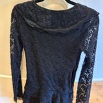 Love Shack Fancy black lace Mini Dress XS Photo 1