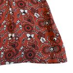 ALC Frank A.L.C. Spencer 100% Silk Floral Print Mini Dress Short Sleeve High Neck Size 4 Photo 10