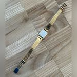 Seiko  Vintage Ladies Watch Black Dial Gold-Tone Bracelet Case Hands Markers Photo 9