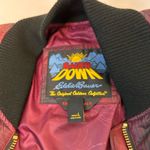 Eddie Bauer  Crimson Black 1936 Skyliner Bomber Goose Down Jacket Women’s Large Photo 7
