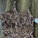ASTR NWT The Label Sequin Mini Dress Asymmetrical Party Cocktail Stretch Large Photo 3