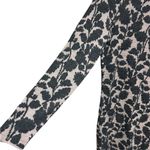Loft Ann Taylor  Sweater Dress Size Medium Floral Knit Wool Blend Photo 3