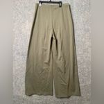 Halara  Women Size Large Olive Green New Wide‎ Leg Stretchy Pants Photo 5