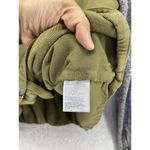 Ethereal  Paper Crane Women's Jacket Shacket Hoodie Green Size Large Full Zip Photo 2