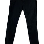 CAbi  Black Lightweight Denim Straight Leg Jeans Womens 6 Classic Zip Fly Ankle Photo 0