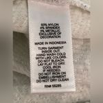 EXPRESS New White Silver  Sparkly Sequin Top Photo 5