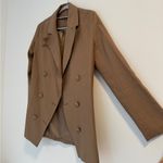 Nasty Gal Tan lightweight blazer Photo 2