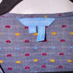 Draper James  Embroidered Dot Chambray Wrap Top Photo 11