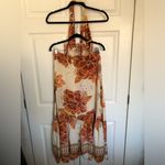 Farm Rio  x Anthropologie Cutout Floral Maxi Dress in Neutral Motif Size L Photo 6