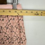 J.Crew The Pencils Skirt 8 Pink Floral Lace Overlay Feminine Preppy Coquette Photo 2