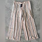 Lafayette 148 New York Linen Striped Wide Leg Pants, Sedona Multi New w/Tag $498 Photo 1